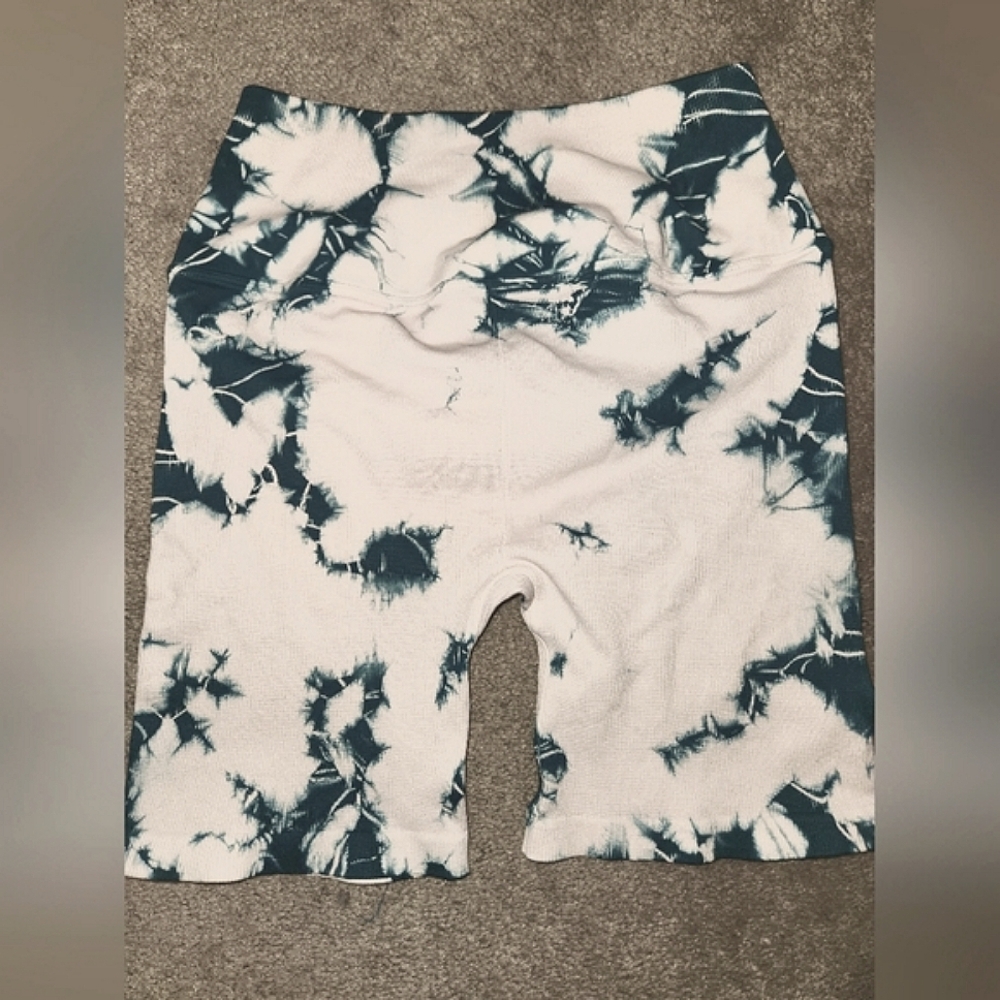 Nux Sugar Plum Tie dye High Rise Mesa Biker Short
